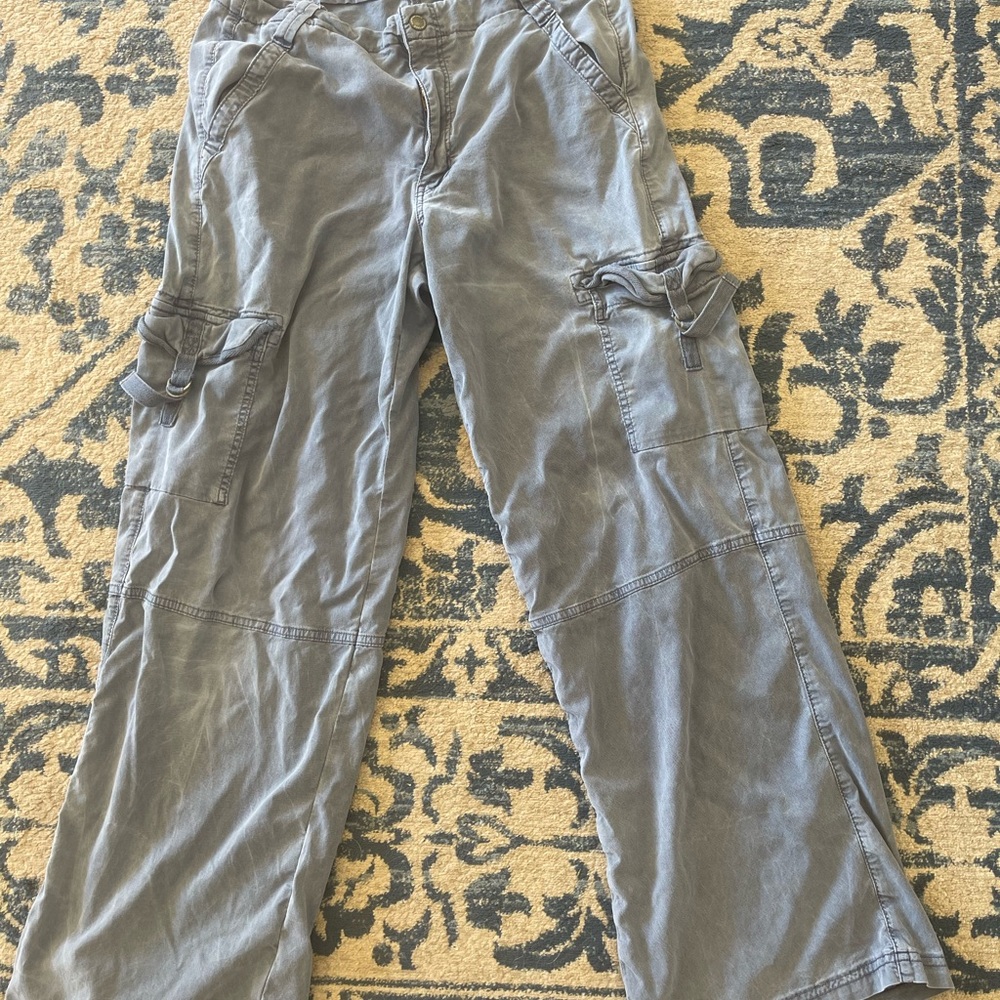 American Eagle Outfitters Blue Wide Leg Pants